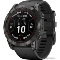 Garmin Fenix 7X Pro Sapphire Solar (карбоново-серый титан/черный) Image #1