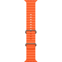 Apple Watch Ultra 2 LTE 49 мм (титановый корпус, титановый/оранжевый, ремешок из эластомера) Image #3