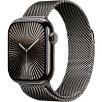 Apple Watch Series 10 LTE 42 мм (титановый корпус, черный/сланец, миланская петля) Image #1