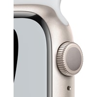 Apple Watch Nike Series 7 41 мм (звездный свет/чистая платина, черный) Image #5