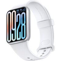 Xiaomi Smart Band 9 Pro M2401B1 (серебристый, с белым силиконовым ремешком, международная версия) Image #1