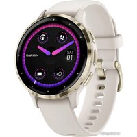 Garmin Venu 3S (слоновая кость, с силиконовым ремешком)