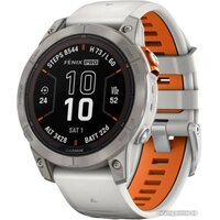 Garmin Fenix 7 Pro Sapphire Solar (титан/оранжевый)