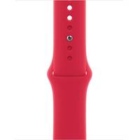 Apple Watch Series 8 41 мм (алюминиевый корпус, красный/красный, спортивный силиконовый ремешок S/M) Image #3