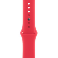 Apple Watch Series 9 45 мм (алюминиевый корпус, красный/красный, спортивный силиконовый ремешок M/L) Image #3