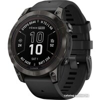 Garmin Fenix 7 Pro Sapphire Solar (карбоново-серый титан/черный)