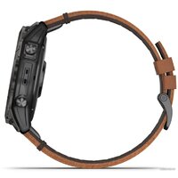 Умные часы Garmin Epix Pro Gen 2 Sapphire 51 мм (карбоново-серый титан/каштановый, с кожаным и силиконовым ремешками) - Изображение №12 — Chaika Market