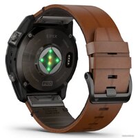Умные часы Garmin Epix Pro Gen 2 Sapphire 51 мм (карбоново-серый титан/каштановый, с кожаным и силиконовым ремешками) - Изображение №11 — Chaika Market