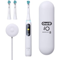 Oral-B iO 8 (белый, 3 насадки) Image #1