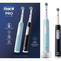 Oral-B Pro Series 1 D305.523.3H (2 шт, черный/бирюзовый) Image #1