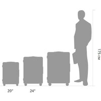 Чемодан-спиннер 90 Ninetygo Rhine Pro Luggage 28 (серый) - Изображение №15 — Chaika Market