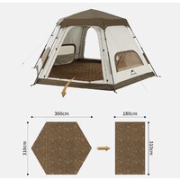 Naturehike Hexagonal / CNH22ZP007-KH (хаки/бежевый) Image #7