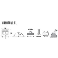 High Peak Monodome XL (черный) Image #7