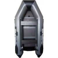 Моторная лодка Vivax Т280 с полом-книгой (с килем, серый/черный) — Chaika Market