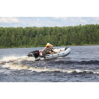 Моторно-гребная лодка Адмирал АМ-360 S серый/черный - Изображение №8 — Chaika Market
