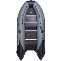 Моторно-гребная лодка Адмирал АМ-360 S серый/черный - Изображение №3 — Chaika Market