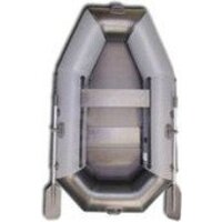 Гребная лодка Vivax К220 с ковриком-сланью (без киля, серый/черный) - Изображение №4 — Chaika Market