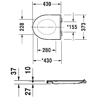 Duravit Durastyle Basic Soft Close (0020790000) Image #2