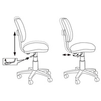 Бюрократ CH-W204NX/STICK-BL (голубой) Image #6