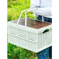 Happy Home складной со столиком и ручками HH-003 30 л (белый) Image #10