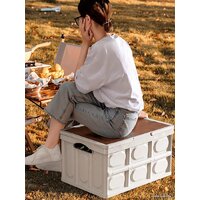 Happy Home складной со столиком и ручками HH-003 30 л (белый) Image #7