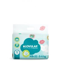 Lovular Подгузники SWEET KISS, NB , 0-4кг., 32шт/уп