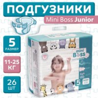 Mini Boss подгузники  JUNIOR Standart №5 11-25 кг, 26 шт