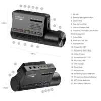 Viofo A139 3CH с GPS, WIFI (3 камеры) Image #9