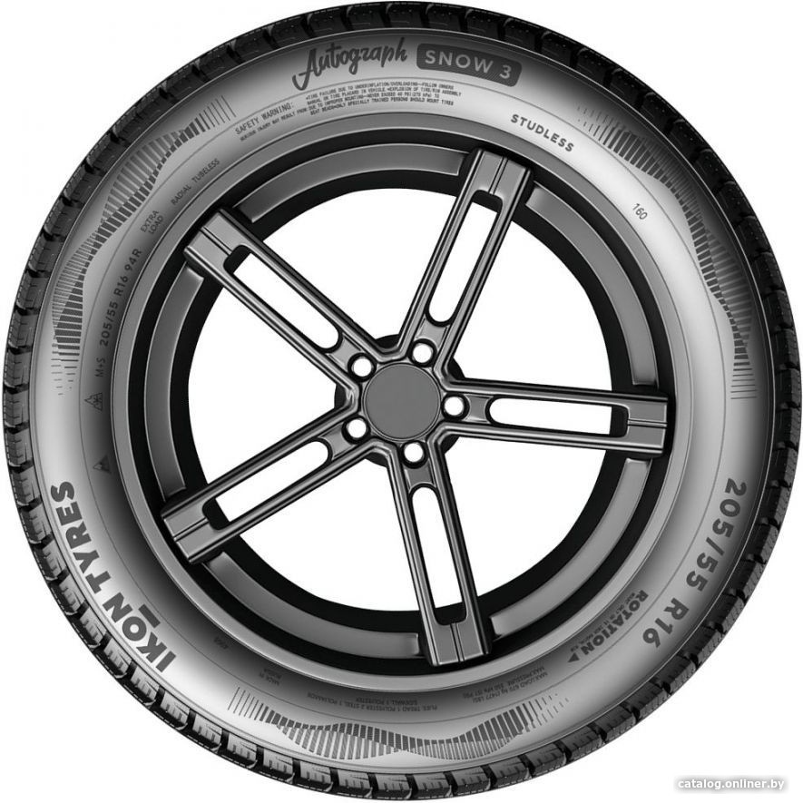 Ikon Tyres Autograph Snow 3 205/65R15 94R Image #2