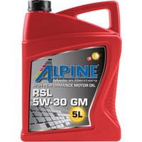 Alpine RSL 5W-30 GM 5л Image #1