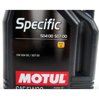 Motul Specific VW 504.00/507.00 5W30 5л Image #3