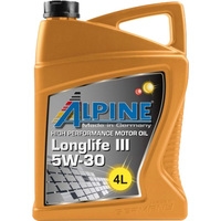 Alpine Longlife III 5W-30 4л Image #1