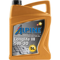 Alpine Longlife III 5W-30 5л Image #1