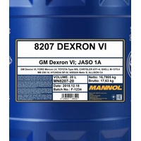 Mannol Dexron VI 20л Image #2