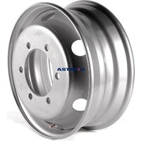Asterro 1711D 17.5x6.75" 6x205мм DIA 161мм ET 122мм Silver Image #1