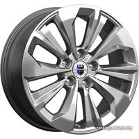 K&K Авиор 17x7" 5x108мм DIA 63.35мм ET 50мм Дарк платинум брайт Image #1