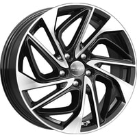 K&K Tiguan (КС883) 18x7" 5x112мм DIA 57.1мм ET 43мм Алмаз черный SK Image #1