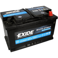 Exide Start-Stop AGM EK800 (80 А/ч) Image #1