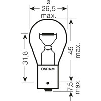 Osram P21W Original Line 2шт [7506-02B] Image #3