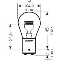 Osram P21/5W Ultra Life 2шт [7528ULT-02B] Image #4