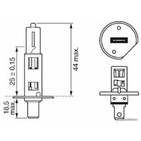 Bosch H1 Plus 90 1шт 1987301076 Image #2