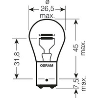 Osram P21/4W Original Line 2шт [7225-02B] Image #3