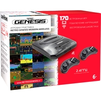 Retro Genesis Modern Wireless (2 беспроводных геймпада, 170 игр)