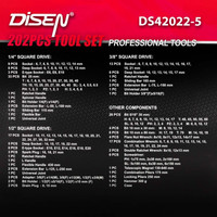 Disen DS42022-5 (202 предмета) Image #5