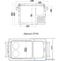 Alpicool CF45 (без адаптера 220В) Image #2