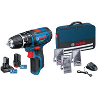 Bosch GSR 12V-15 Professional 0615990G6L (с 2-мя АКБ) Image #2