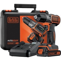 Black & Decker ASD18K (с 1-им АКБ, кейс)