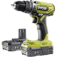 Ryobi R18PD2-220S 5133004459 (с 2-мя АКБ, сумка)