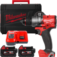 Milwaukee M18 FUEL M18FDD3-502X 4933479863 (с 2-мя АКБ 5 Ач, кейс) Image #1