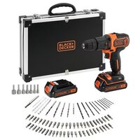 Black & Decker BDCHD18BAFC (с 2-мя АКБ, кейс)